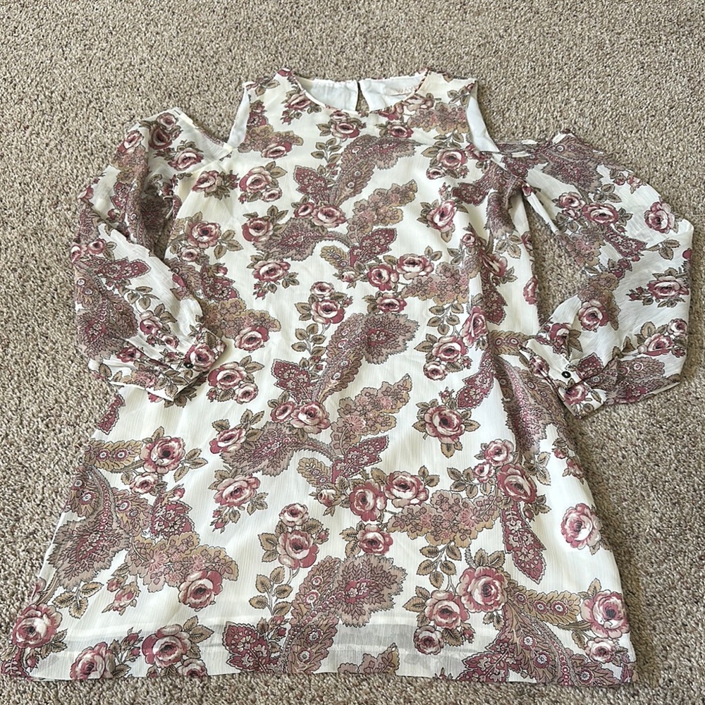Wayf Sheath Dress with Cold Shoulder